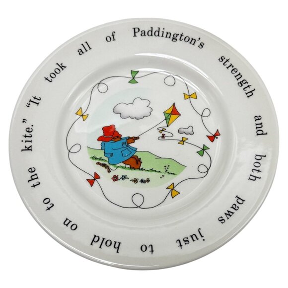 Coalport Paddington Bear Eden 1984 Bowl Plate Cup Set Open Box Unused 1984 - Picture 8 of 16